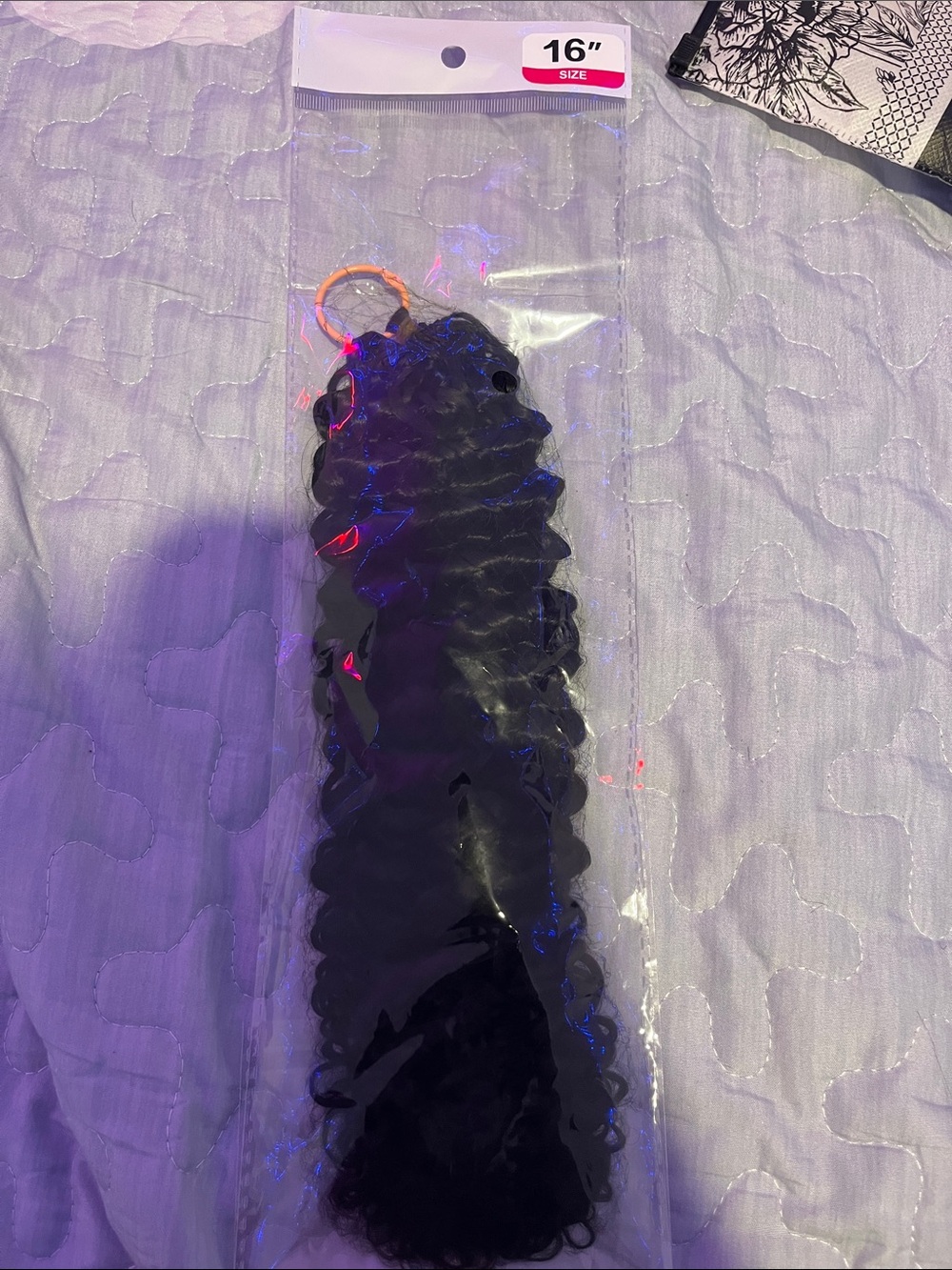 Black Decorative Hair Extension Accent - Unbranded